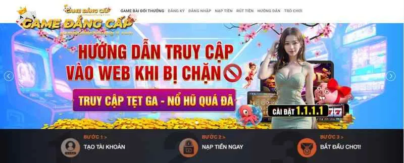 Các bước tiến hành đăng nhập vào game bài đổi thưởng