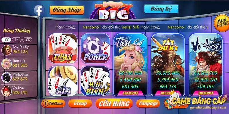 Sở hữu kho game cá cược bất tận